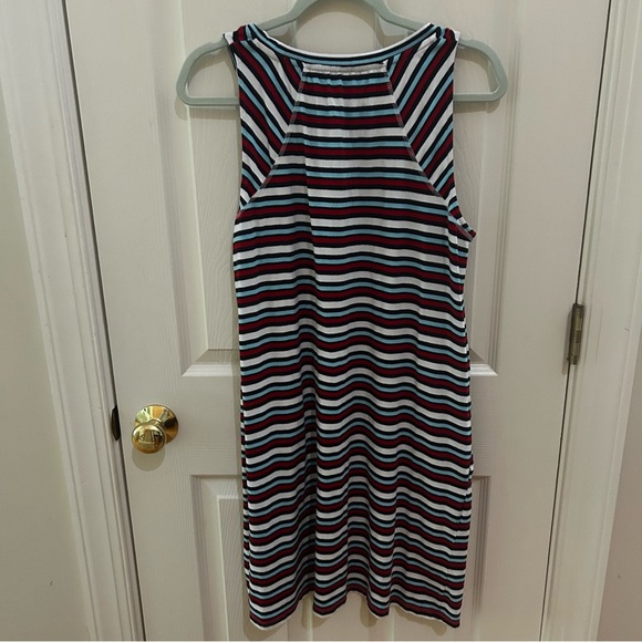 A. Moon Striped Women’s Swimsuit Cover Up Shirt Dress - Picture 2 of 7